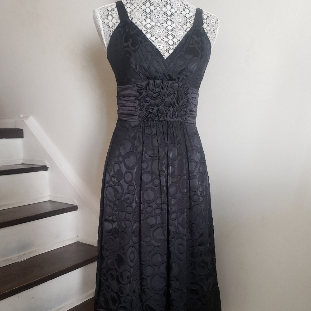 HP Sandra Angelozzi Silk Blend Cocktail Dress.